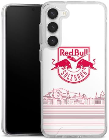 Handyhülle kompatibel mit Samsung Galaxy S23 Plus Bumper Case Schutzhülle Eishockey Skyline EC Red Bull Salzburg