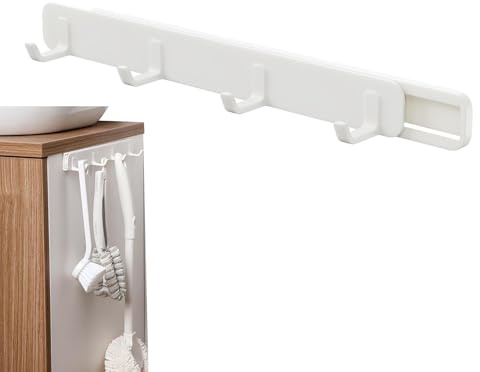 Ganchos Para Gabinetes De Cocina - Ganchos Laterales Para Gabinetes De Cocina, Soporte Para Tapa Deslizante Para Ollas, Montado En La Pared - Organizador De Almacenamiento De Utensilios De Cocina No P