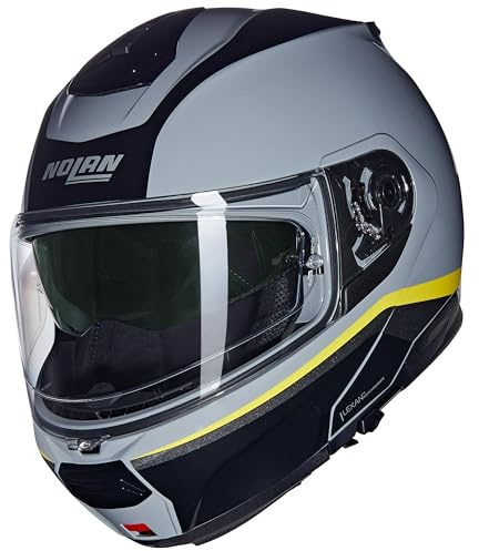 NOLAN HELMET N100-6 INCOGNITO 346 M, Grey/Yellow/Black