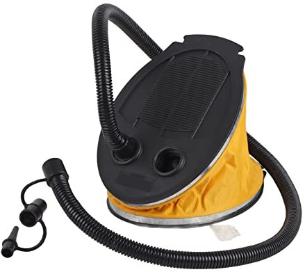 Tragbare Fußpumpe, Marine-Fußpresspumpe mit hohem Volumen, Luft-Fußpumpe für Schlauchboote, Boote, Betten, Schwimmringe, Schwimmmatten, Übungsbälle