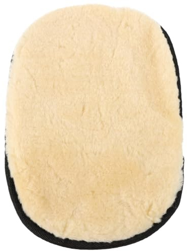 Healifty Lambswool Leather Shoe Polishing Gloves: Shoe Buffing Glove with Soft for Mirror Shine, Luxury Leather Care Accessories for Boots Bags Jackets
