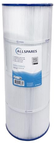 AllSpares Filtre Whirlpool, filtre de piscine, cartouche filtrante spa de rechange pour Clean & Clear Plus 320 | H-RAF173573 | 178 x 508 mm | Ouverture 76 mm