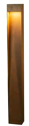 Konstsmide Wegeleuchte Rho | rost | modern | Aluminium | 12 x 100 x 9 cm | 7360-970