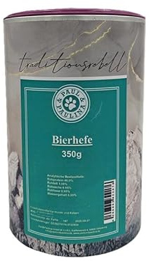 Paul & Paulina Bierhefe 350g I Einzelfuttermittel für Hunde und Katzen