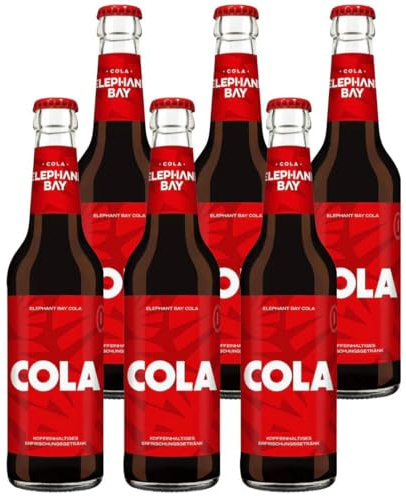 Elephant Bay Cola – 6 x 0,33L | Premium Koffein-Cola im stylischen Design inkl. Pfand MEHRWEG