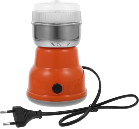 ANDRESLAD Macinacaffè Elettrico per Chicchi Caffè e Spezie Macina Grani e Semi per Uso Domestico Design Classico Facile da Pulire e Usare