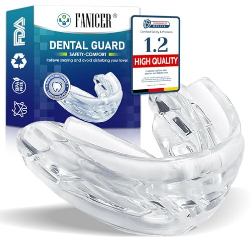 Bite Bruxismo Notturno Automodellante, Bite Denti Notturno Per Adulti, Morbido E Facile Da Pulire, Aiuta A Migliorare La Qualità Del Sonno, Confortevole