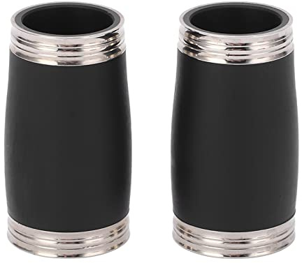 Eujgoov 2 Stück Klarinettenfässer, Ersatz-Stimmrohr für B-Klarinette, 58 Mm, Zubehör mit Metall + Technischem Kunststoff für Höhen-Pitch-Fokus