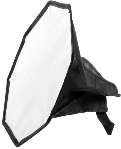 Toddmomy Softbox per Lampada Softbox per Fotocamera 30 Cm Ottagonale Riflettente Leggero e Pieghevole, Accessorio Fotografico per Illuminazione Professionale in Studio e Outdoor