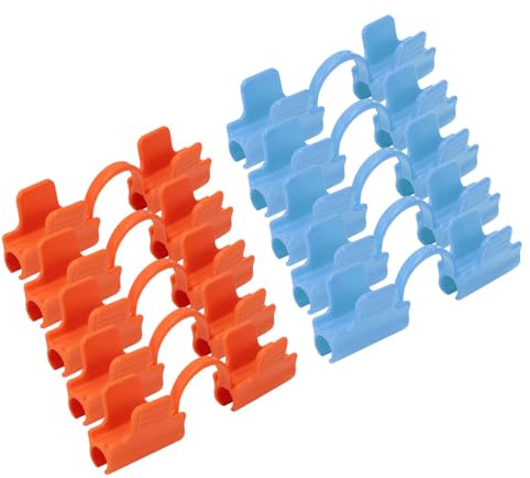 TOYANDONA Greenhouse Fixing Clamps 10Pcs Plastic Clips for Sunshade Net and Vegetable Covers Sturdy Frame Fastening Tools for Garden Use