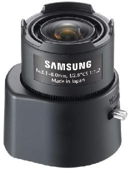 SLA-M3180PN Samsung, F1,2/3,1-8mm Objektiv, Megapixel, varifokal, 1/2,8, P-Iris, CS-Mount