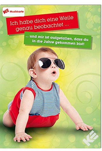 XL Musikgeburtstagskarte-ich hab dich...A5 Format