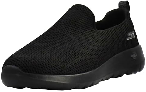 Skechers Performance Men's Go Walk Max Wide Sneaker, Black/White,10.5 Extra Wide US