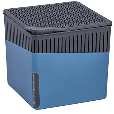 Wenko 50223100 Deumidificatore Cube 1000 G Deumidificatore capacità 1.6 L, Blu