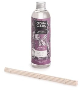 DECORAGLOBA - Ricarica per Diffusore di Fragranze 250ml - Fragranza Sotto il Fico - Aroma di fico e legnoso - Collezione Identity