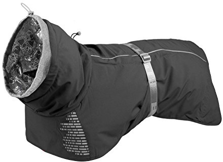 Hurtta Extreme Warmer Hundemantel, Winterjacke für Hunde Dunkelgrau 35cm
