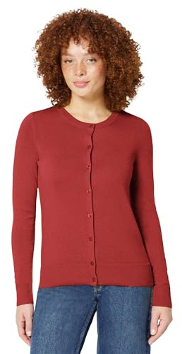 Amazon Essentials Cardigan Girocollo Leggero (Taglie Forti Disponibili) Donna