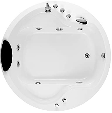 Empava Whirlpool Bathtub Massage Soaking SPA Chromatherapy Jets Tub Model 2021 59JT005