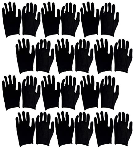 12 Paare Lotion-handschuhe Gefrierhandschuhe Für Die Arbeit Im Gefrierschrank Gartenhandschuhe Aus Baumwolle Trockene Hände Handschuhe Baumwoll-handschuhe Dünne Mann Smoking Grill