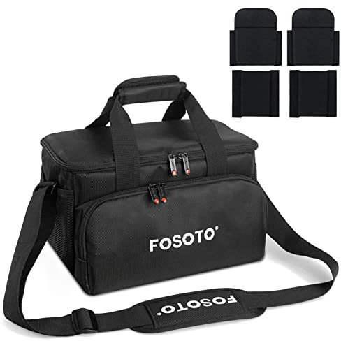 FOSOTO DSLR-Kameratasche Spiegelreflex Fototasche, Große XL Videokameara/Camcorder Tasche für Canon Nikon Sony Panasonic Spiegelreflexkamera, Camcorders, Professionelle Videokameras und Zubehör