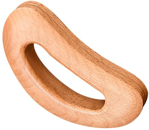 Holz Nacken und Schultermassagegerät, Tragbar, Handmassagegerät | Körperbereiche, Leicht zu Verstauen, Geeignet mit Öl und Pflegeprodukten