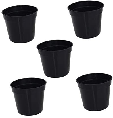 BESPORTBLE 10piezas Maceta Redonda para Flores De Macetas De Plástico Gruesa De Vientiane
