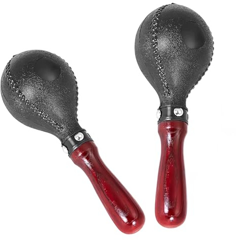 Musiin Professional Maracas for Musicians Vibrant Rattle Percussion Shakers with Ergonomic Wooden Handles - Versatile & Durable for Live Performance, Recording, and Education