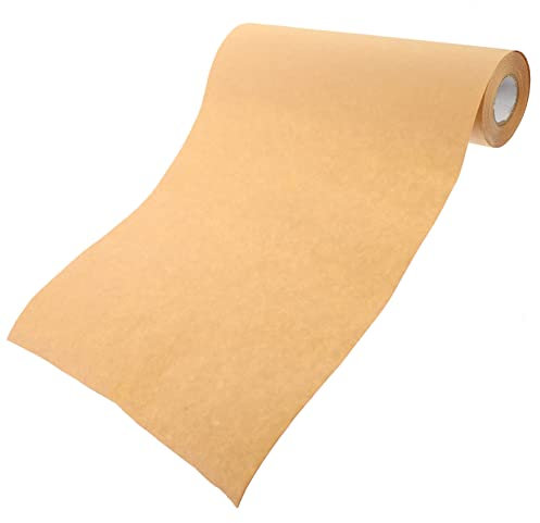 minkissy Braunes Kraftpapier Geschenkpapierrollen Packpapierrolle Zum Verpacken Von Geschenken Basteln Dekorieren Blumenstrauß Schutz Für Verschiedene Anlässe
