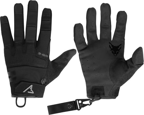 ACE Schakal Mission Glove - Guantes tácticos para Exteriores - Protección de Manos para Paintball y Deportes de Tiro - Negro II - M