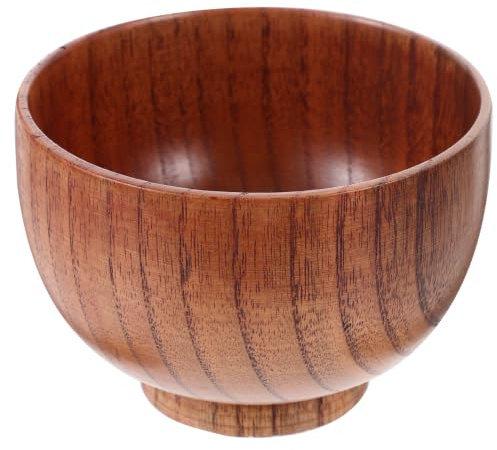 Healeved Mens Face Care Wooden Shaving Soap Bowl Wood Shaving Bowl Shave Cream Cup Cleaning Mug (Not Include Brush)