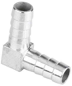 NHEISSCF Schlauchverbinder Schlauchanschlussstück, 304 Edelstahl, Winkelrohrverschraubung, Kupplungsanschlussadapter, for Heimwerker-Schlauchverbinderzubehör(25MM)