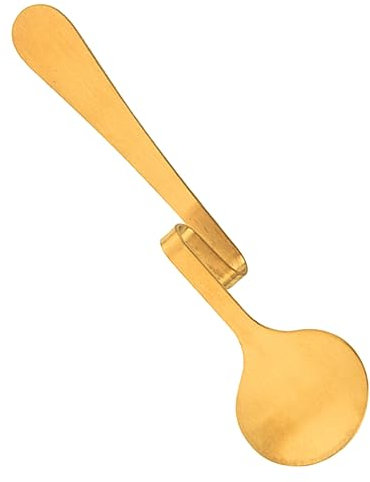 DINHEAROM Cucchiaio in Acciaio Inossidabile Manico Per Mescolare Caffè Succhi e Altre Bevande Resistente e Duraturo Testa Rotonda e Liscia