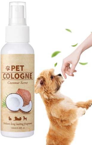 Perfume Para Perros, Spray De Perfume De Perro - Papeo De Mascotas De 100 Ml Para Perros Malodorantes | Olor De Eliminación De Colonia Para Cachorros De Gatitos, Gato Dura