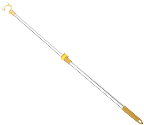 Gatuida Barra para Ropa Telescópica Ajustable 64-101 Cm De Acero Inoxidable Ligera y Resistente para Uso Doméstico, Poste del Tendedero para Balcón y Secado Práctico, Percha Extensible Multifuncional