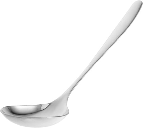 VICASKY Cuillère de Service en Acier Inoxydable 304 Grosse Taille Manche Extra-long, Louche à Soupe Polyvalente pour Buffet, Restaurant et Usage Domestique, Ustensile Cuisine Résistant