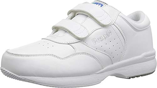 Propét mens Life Walker Strap Medicare/Hcpcs Code A5500 Diabetic Shoe fashion sneakers, Sport White, 12 X-Wide US