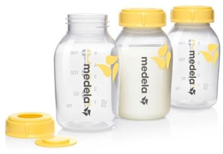 Medela 800.0796 Milchflaschen, 150 ml, 3 Stück