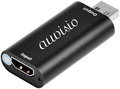 auvisio HDMI Grabber: HDMI-USB-Videograbber für Full-HD-Aufnahmen und -Streaming (USB Adapter, Mini-Videograbber, Video digitalisieren)