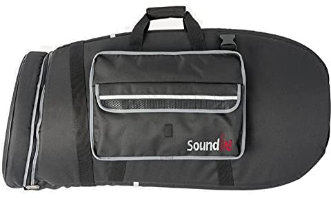 Soundline Gigbag 594255 für F-Tuba von B&S - F-Bass Tragetasche mit stabiler Rucksackgarnitur und Schultergurt - Ideal für Tuba bis Höhe 90 cm und Schallstück-Durchmesser 42 cm