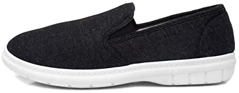 Hobos Baker Mens Grey Twin Gusset Canvas - Size 7 UK - Grey