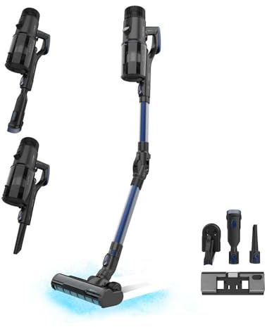 Cecotec Aspirador Escoba sin Cable Conga Rockstar 6500 Century ErgoWet. 4 en 1, 630W, 30kPa, 100 Minutos de Autonomía, Cepillo Jalisco con 200 AW de Potencia, Water Tank