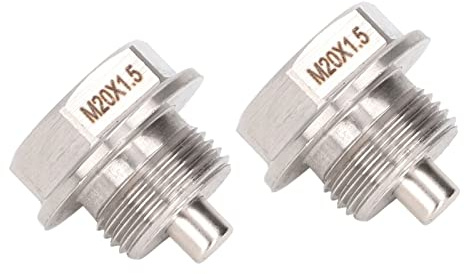 Qiilu 32103KA000 Magnetische Ölablassschraube M20 X 1,5 Mm Edelstahl-Ölablassschraube mit Kupferdichtung Ersatz für Impreza Outback