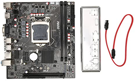 Carte Mère M ATX, Carte Mère D'ordinateur de Bureau Prend en LGA 1151, Double Canal DDR4 So DIMM, avec Interface de Disque Dur M.2, SATA3.0