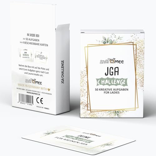 JGA Challenge by snaPmee - Witziges, Nicht peinliches Spiel zum Junggesellenabschied Frauen - 10 Foto-Aufgaben, 10 Sport-Challenges UVM für Braut & Team Bride