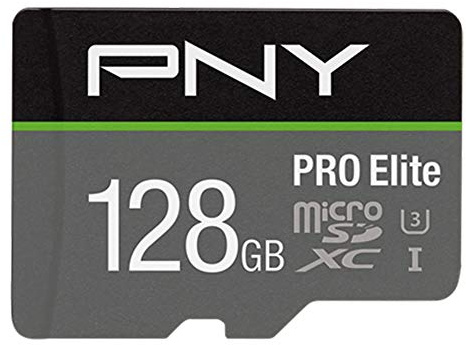 PNY Pro Elite microSDXC card 128GB Class 10 UHS-I U3 100MB/s A1 V30