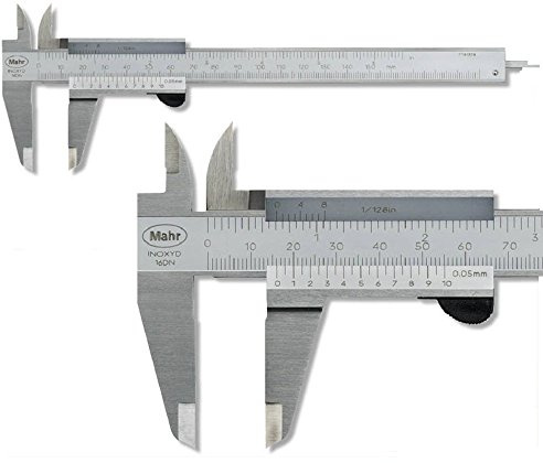 Mahr 4100600 MarCal Messschieber mit Analoganzeige, 0-150 mm, 228 mm Länge