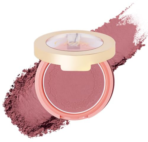 Oulac Rosenholzton Rouge Puder Matt Blush | Superfeines Pulver & Sanfte Anwendung | Natürliche Make-up | Vegan & Grausamkeitsfrei|Für Verschiedene Hauttypen Geeignet |4.8g 11 Fatal Seduction