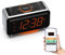 iTOMA Radiowecker mit App-Steuerung, Bluetooth, FM-Radio, Dual Alarm von 4-Alarmmodi, Easy Snooze, Dimmer, Orange Nachtlicht, 12/24 Hr über USB-Ladeanschluss CKS208