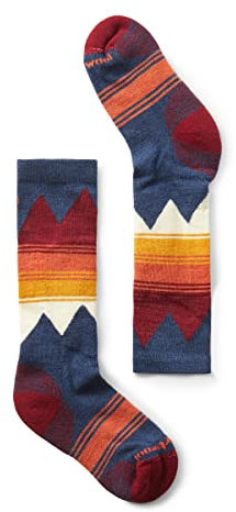 Smartwool Kinder Ski Light Cushion OTC Socken, Alpine Blue, 29-32