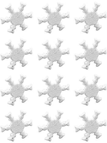 100 Stück Mini Brads Metall Blume Schneeflocke Brads Scrapbooking Brads Papierverschlüsse für Weihnachten DIY Handwerk 12 mm
